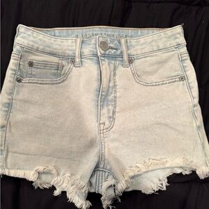American Eagle Outfitters Light Wash Jean Shorts
